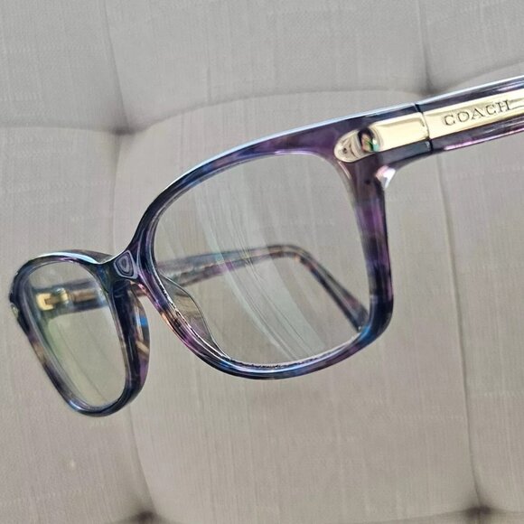Coach Women Eyeglasses Frame Confetti Purple Glasses/Sunglasses 51[]17 135 Frame - Picture 1 of 10